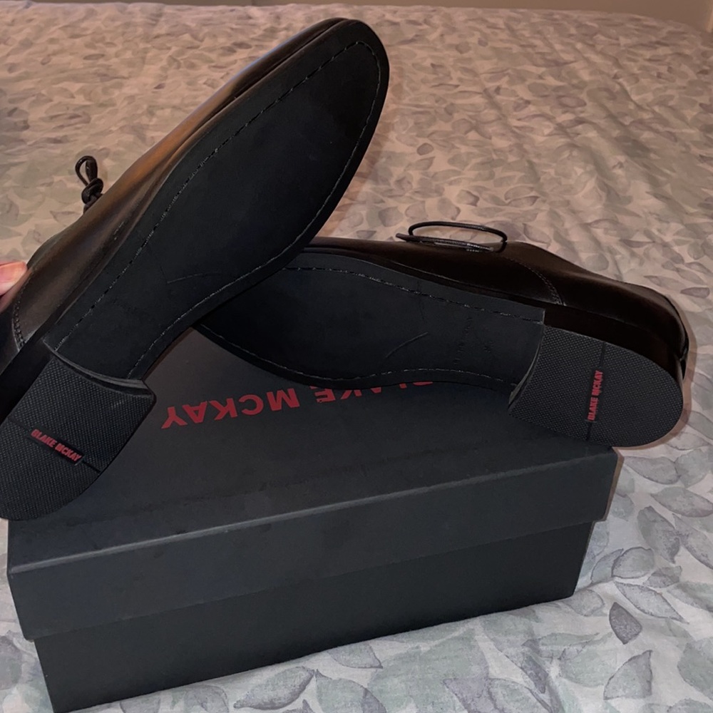 NWT BLAKE MCKAY Fairfax Leather Derby Shoes - Picture 10 of 12